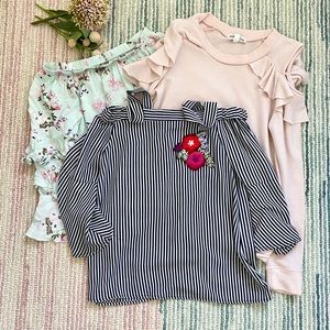Girls Size M Tops Bundle of 3 SOLD